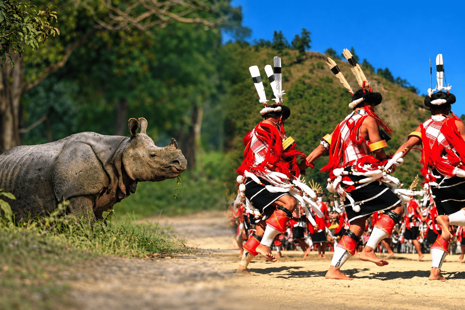 Image for Hornbill Festival Closing Ceremony with Kaziranga and Dzukou Valley Trek